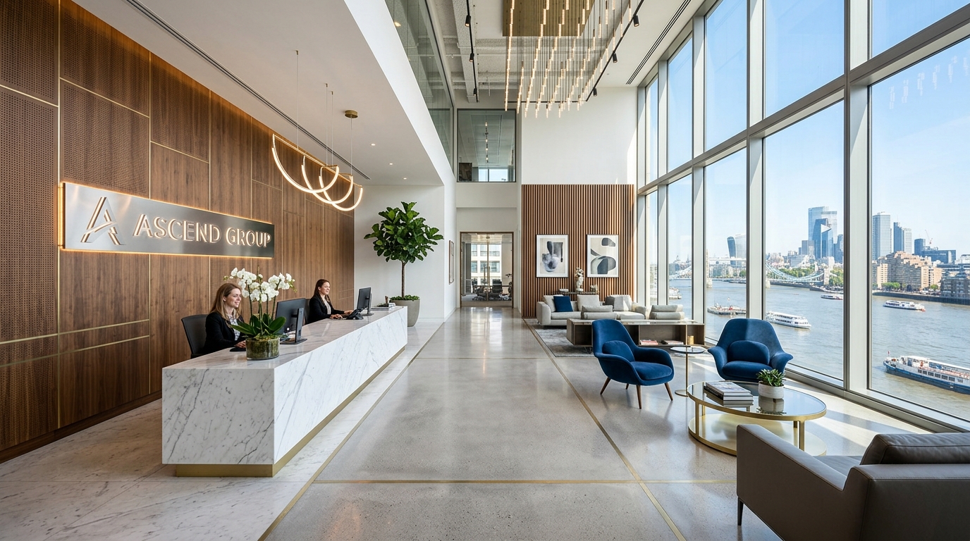 Office Furniture Installation & Reception Interior Design PT Multi Mega Perkasa